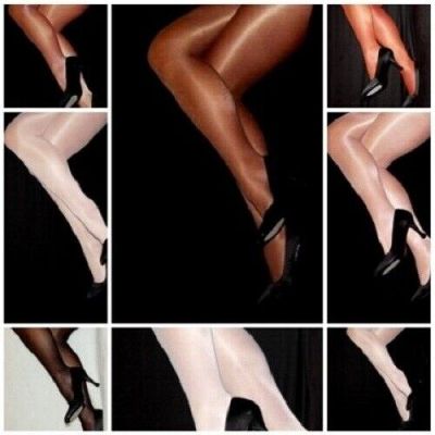 D L Peavey  Shiny gloss Tights Coffee Hooters Uniform Halloween costume sexy